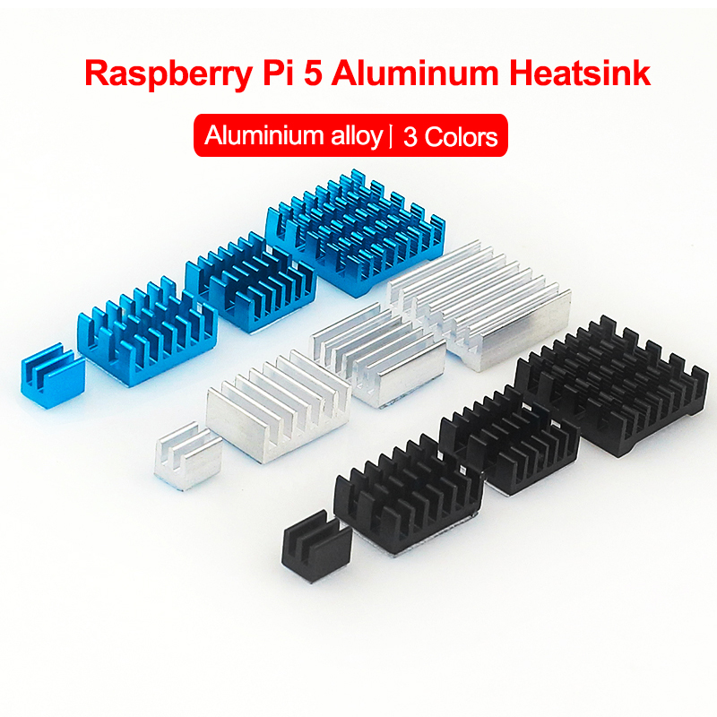 Raspberry Pi Water Cooling Kit - Raspberry Pi 5, Aluminium-Kühlkörper, passive Kühlung,