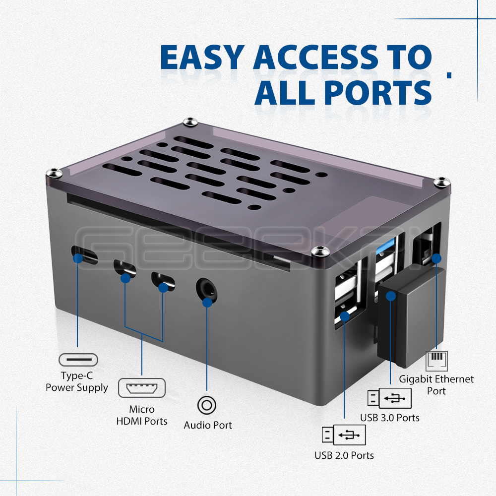 GeeekPi Aluminium-Ziegelgehäus – Argon One V3 M.2 Nvme Case Bewertung und Preis